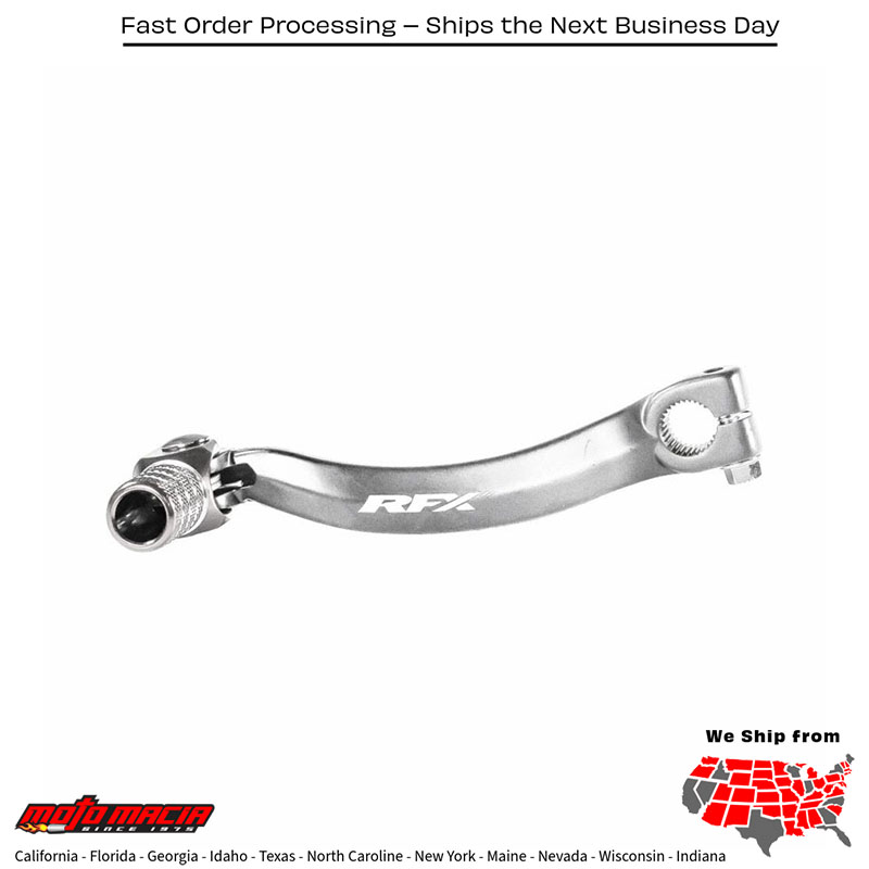 Race Shift Lever Silver Honda Cr125r 1983-2007 Cr250r 1988-1991
