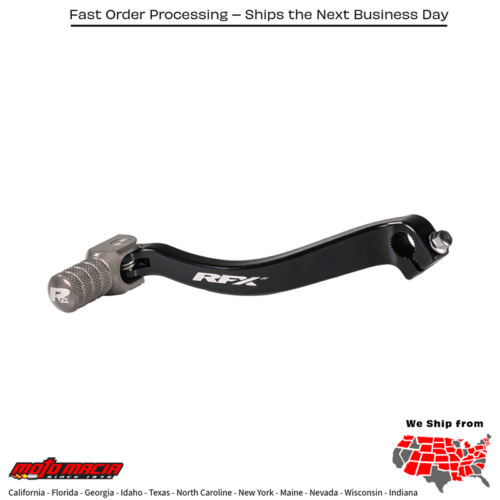 Factory Shift Lever Black W/ Hammerhead Titanium Tip Honda CRF250R 2010-2017