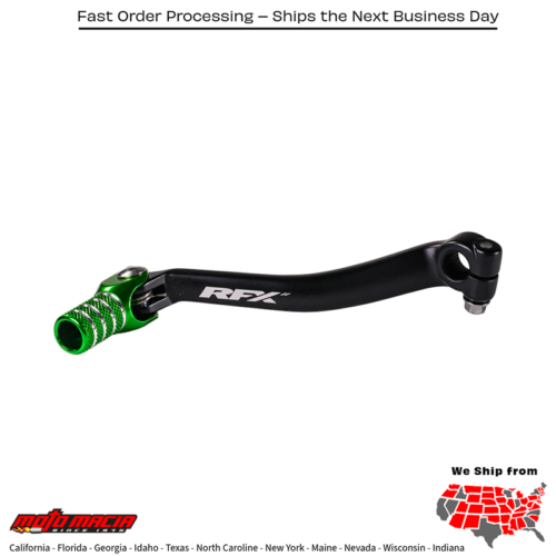 Race Shift Lever Green Kawasaki Kx450f 2006-2008