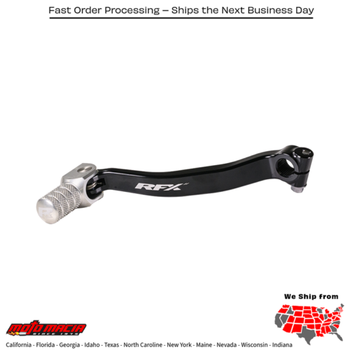 Factory Shift Lever Black W/ Ha Ti Tip Kawasaki Kx250f 2009-2025