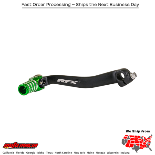 Race Shift Lever Green Kawasaki Kx450f 2016-2025