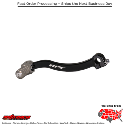 Factory Shift Lever Black W/ Hammerhead Titanium Tip Yamaha Yz250f 2014-2018