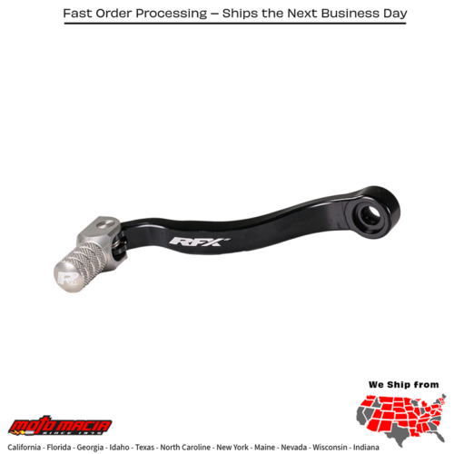 Factory Shift Lever Black W/ Ha Ti Tip Ktm 350 Exc-F 2017-2025