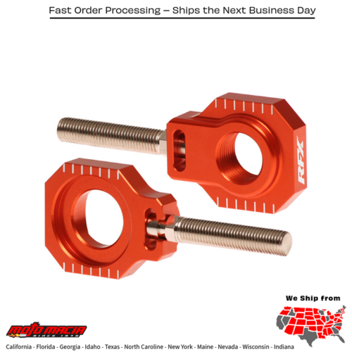 Rear Axle Blocks Orange Ktm 50 Sx 2020-2025