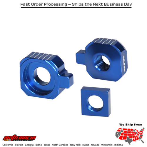 Rear Axle Blocks Blue Sherco 250 Se-R Racing 2014-2022 300 Se