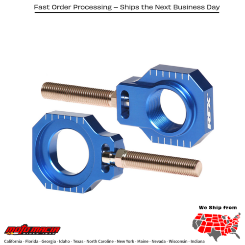 Rear Axle Blocks Blue Husq/Ktm/Gas Husqvarna Fx 450 2017-2022 Tc