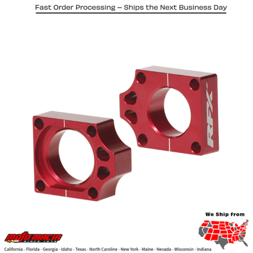 Rear Axle Blocks Red Beta 390 Rr 2015-2024 430 Rr 2015-2024