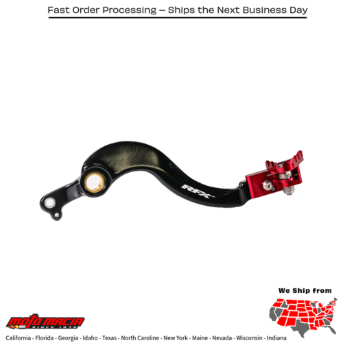 Rear Brake Pedal Red Folding-Tip Honda Crf250r 2004-2009