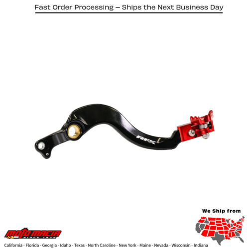 Rear Brake Pedal Red Folding-Tip Honda Crf450rx 2017-2025