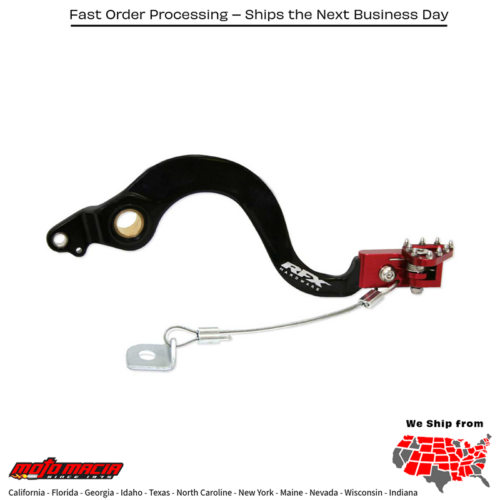 Rear Brake Pedal Red Folding-Tip Honda Crf150r 2007-2025