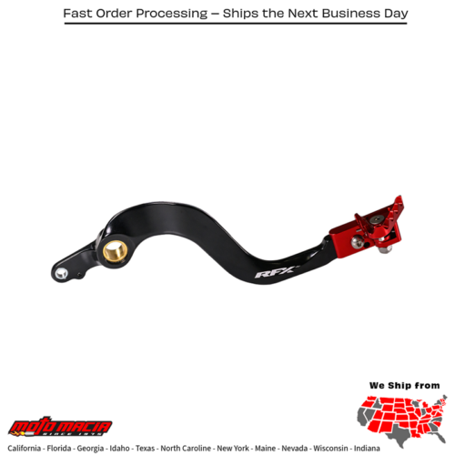 Rear Brake Pedal Red Folding-Tip Honda Cr250r 2002-2007