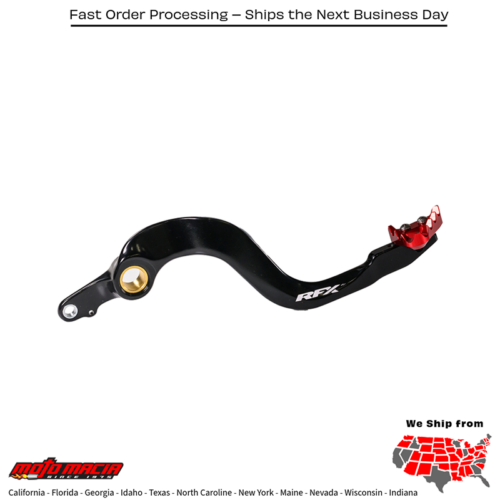 Rear Brake Pedal Red Solid-Tip Honda Cr250r 2002-2007