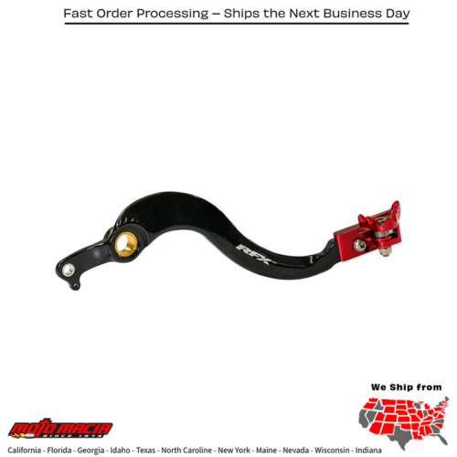 Rear Brake Pedal Red Folding-Tip Honda Crf450x 2005-2019