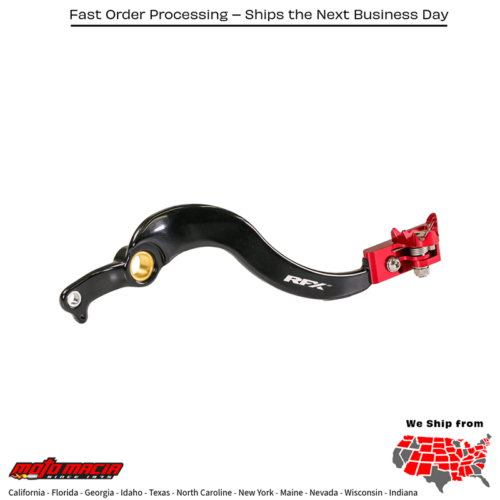 Rear Brake Pedal Red Folding-Tip Honda Crf450l 2019