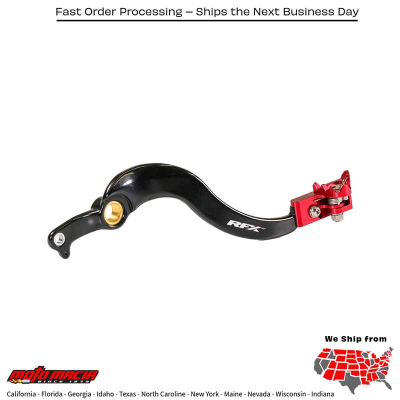 Rear Brake Pedal Red Folding-Tip Honda Crf450l 2019