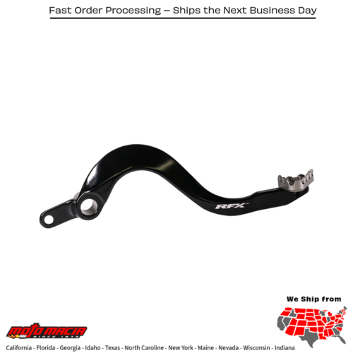 Rear Brake Pedal Hard Ano Solid-Tip Kawasaki Kx450f 2006-2025 Kawa