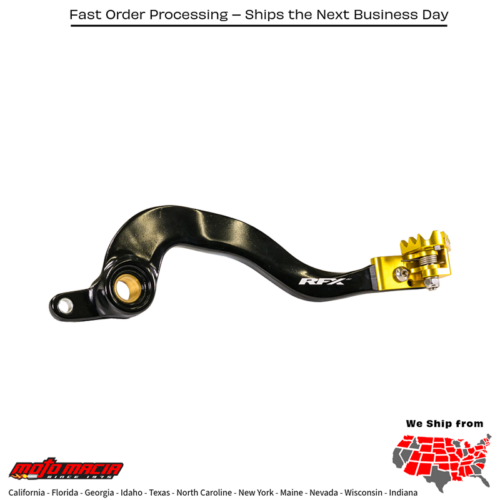 Rear Brake Pedal Yellow Folding-Tip Suzuki Rm-Z250 2007-2012