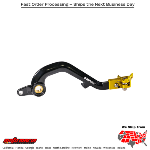 Rear Brake Pedal Yellow Folding-Tip Suzuki Rm125 2001-2008