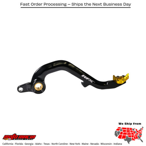 Rear Brake Pedal Yellow Solid-Tip Suzuki Rm125 2001-2008