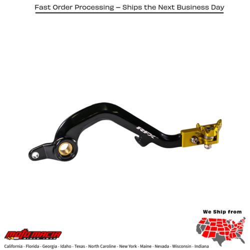 Rear Brake Pedal Yellow Folding-Tip Suzuki Rm250 2001-2008