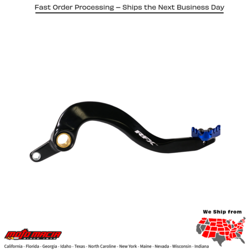 Rear Brake Pedal Blue Solid-Tip Yamaha Yz250f 2010-2023 Wr250
