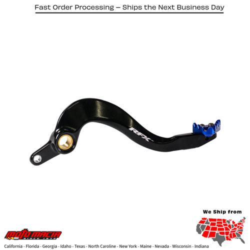 Rear Brake Pedal Blue Solid-Tip Yamaha Yz450fx 2016-2017