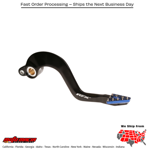 Rear Brake Pedal Blue Solid-Tip Yamaha Yz125 2005-2025 Yz250
