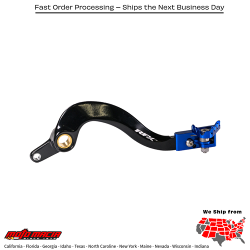 Rear Brake Pedal Blue Folding-Tip Yamaha Yz450f 2023-2025 Yz2
