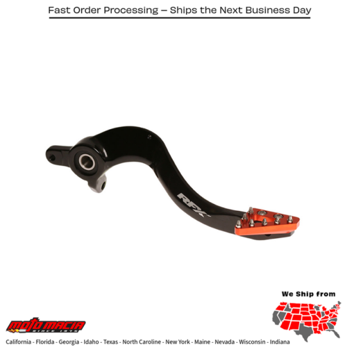 Rear Brake Pedal Orange Solid-Tip Ktm 125 Sx 2007-2015