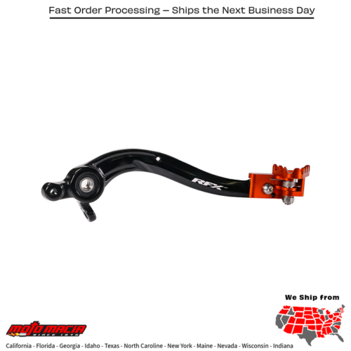 Rear Brake Pedal Orange Folding-Tip Ktm 350 Exc-F 2017-2023 250 Sx