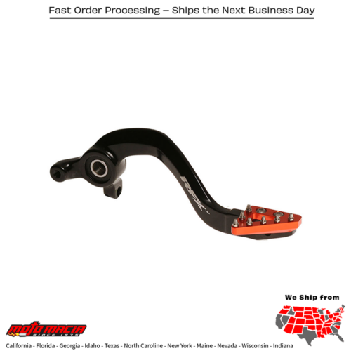 Rear Brake Pedal Orange Folding-Tip Ktm 250 Sx-F 2023-2025 350 Sx-F