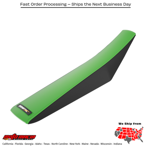 Gripper Seat Cover Black/Green Kawasaki Kx65 2000-2026