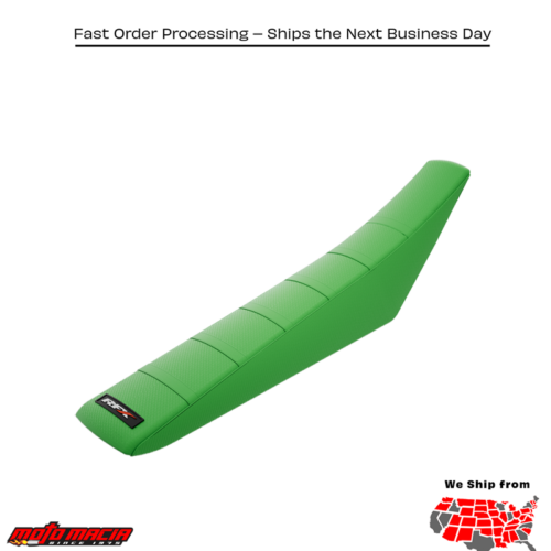 Ribbed Seat Cover Green Kawasaki Kx450f 2024-2026 Kx250f