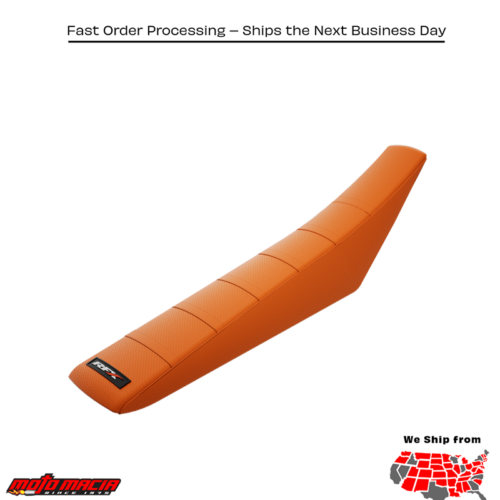 Ribbed Seat Cover Orange Ktm 250 Sx-F 2023-2026 350 Sx-F 2023-2026
