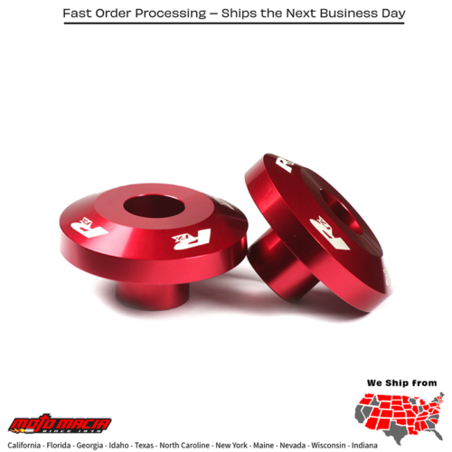 Fast Rear Wheel Spacers Red Suzuki Rm-Z250 2007-2025 Rm-Z450
