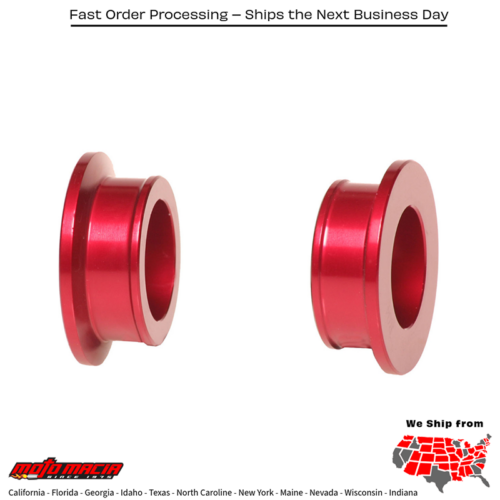 Front Wheel Spacers Red Ktm/Husq/Gas Gas-Gas Mc 125 2021-2025 25