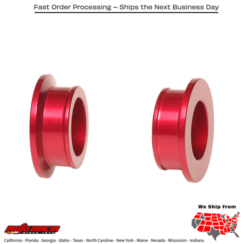 Rear Wheel Spacers Red Ktm/Husq/Gas Gas-Gas Mc 125 2021-2023 Mc 250