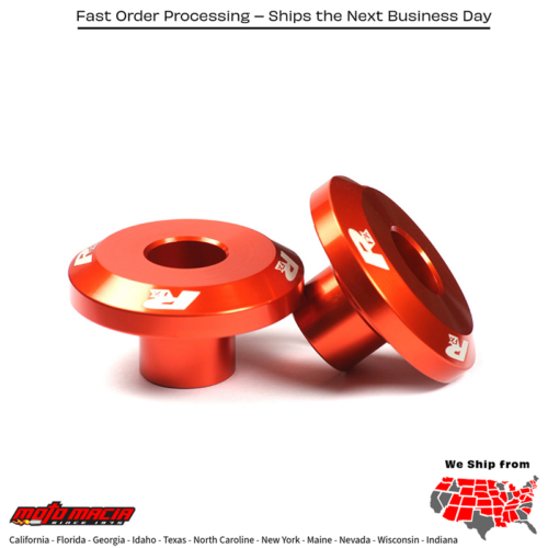 Fast Rear Wheel Spacers Orange Ktm 350 Exc-F 2016-2025 Xc-F 201