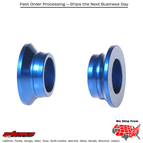 Rear Wheel Spacers Blue Ktm/Husq/Gas Husqvarna Te 150 2017-2019 T more