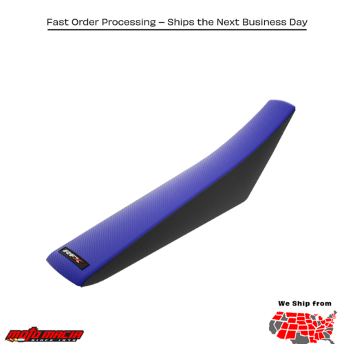 Gripper Seat Cover Black/Blue Yamaha Yz450f 2018-2022 Yz250f