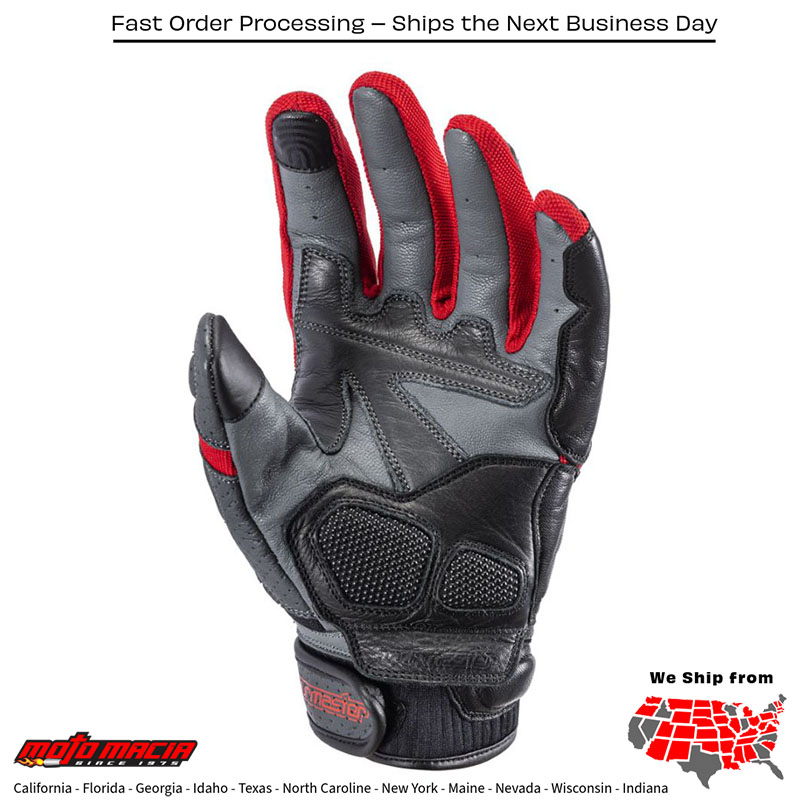 Sierra Peak Glv Gray/Red - Image 2