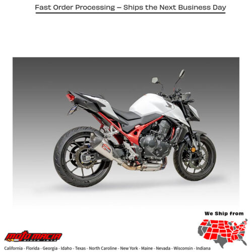 Exhaust Street At2 Slip-On Stainless Steel/Carbon Fiber Honda Cb750 Hornet 2025-