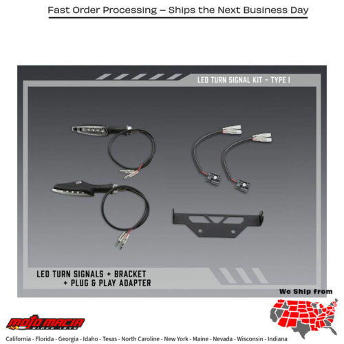 Fe V2 Stnd Led Turn Sig Kit Yamaha Mt-07 2021-2024 Mt-09 2024-2026