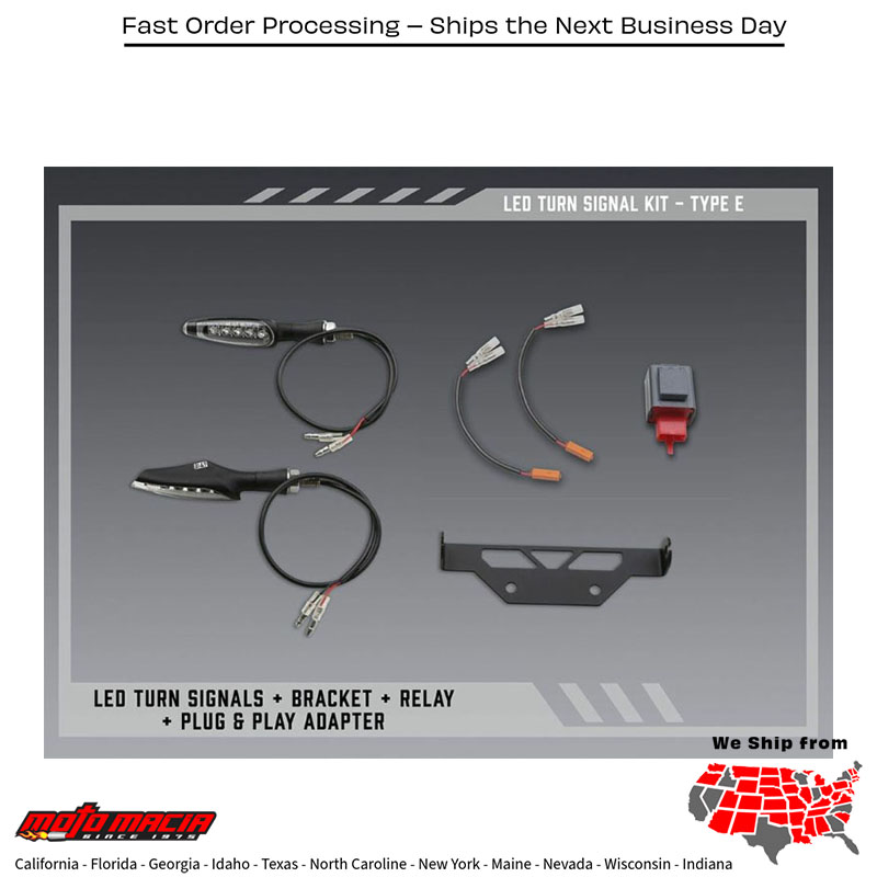 Fe V2 Stnd Led Turn Sig Kit E Kawasaki Ninja Zx-10r 2016-2020 Z900