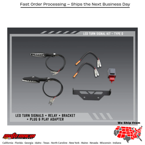 Fe V2 Stnd Led Turn Sig Kit Type D Honda Cbr500r 2016-2021 Cb