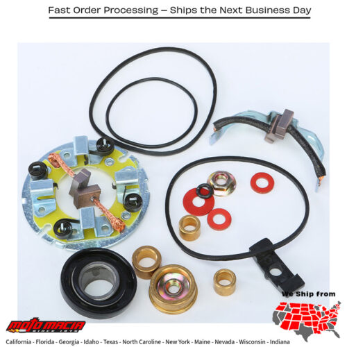 Starter Brush Kit Kawasaki Klt200a 1981-1983 900 Stx (Jt900-A) 200