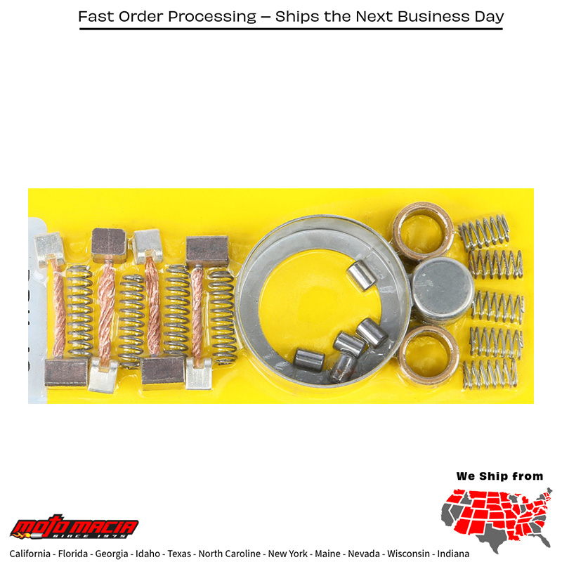 Starter Brush Kit Kawasaki Kaf 300 Mule 550 1997-2004