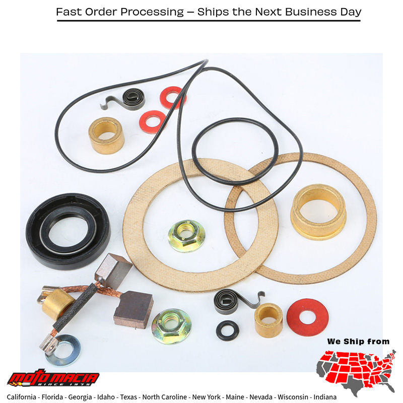 Starter Brush Kit Honda Trx125 1985-1986 Atc125m 1984-1985