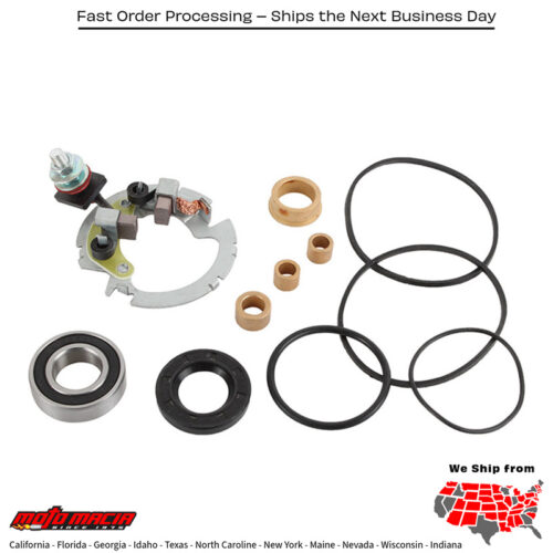 Starter Brush Kit Kawasaki Kaf 450 Mule 1000 1988-1988 En500 Vulcan