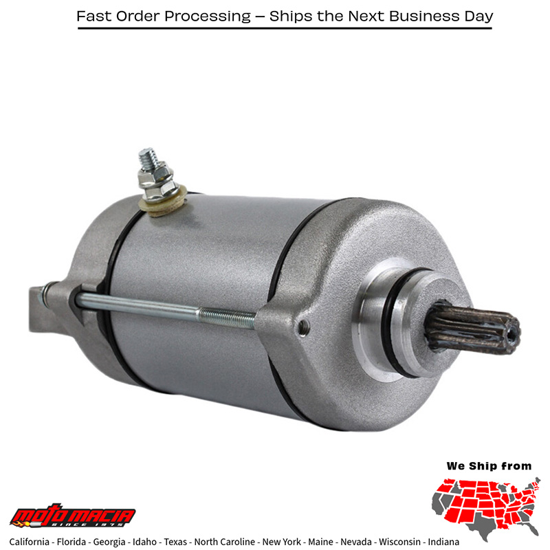 Starter Motor Honda Vtx1300c Custom 2004-2009 Vtx1300r Retro